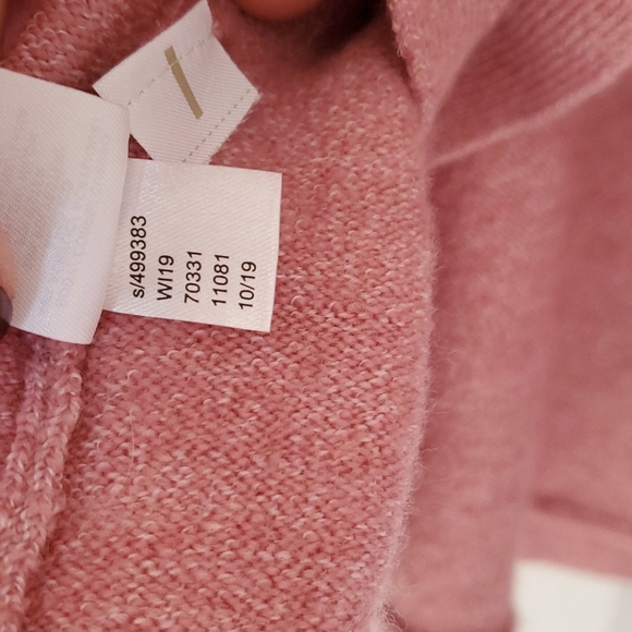 Loft pink long line waterfall front cardigan size small - Picture 5 of 5